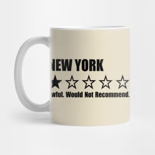 New York One Star Review Mug